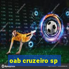 oab cruzeiro sp